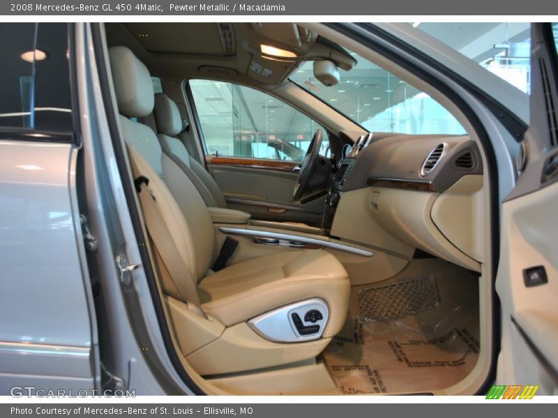 Pewter Metallic / Macadamia 2008 Mercedes-Benz GL 450 4Matic