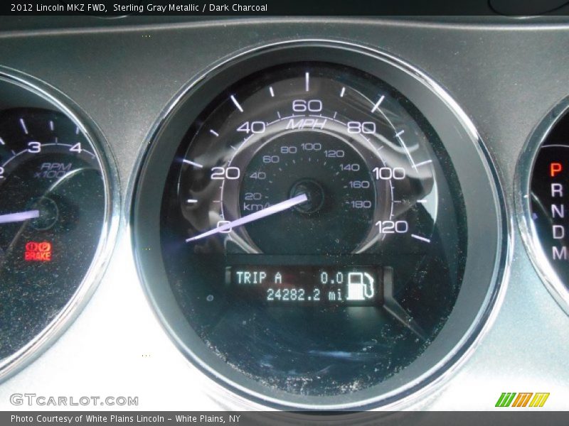 Sterling Gray Metallic / Dark Charcoal 2012 Lincoln MKZ FWD