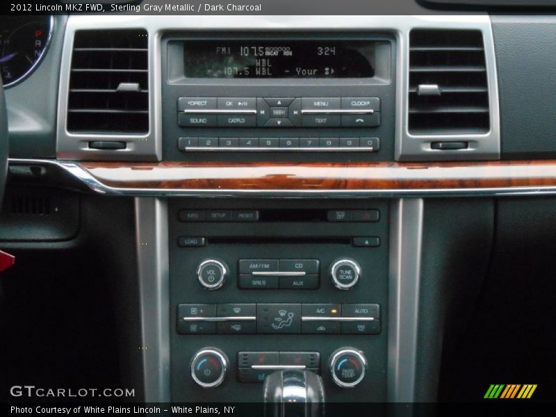 Sterling Gray Metallic / Dark Charcoal 2012 Lincoln MKZ FWD