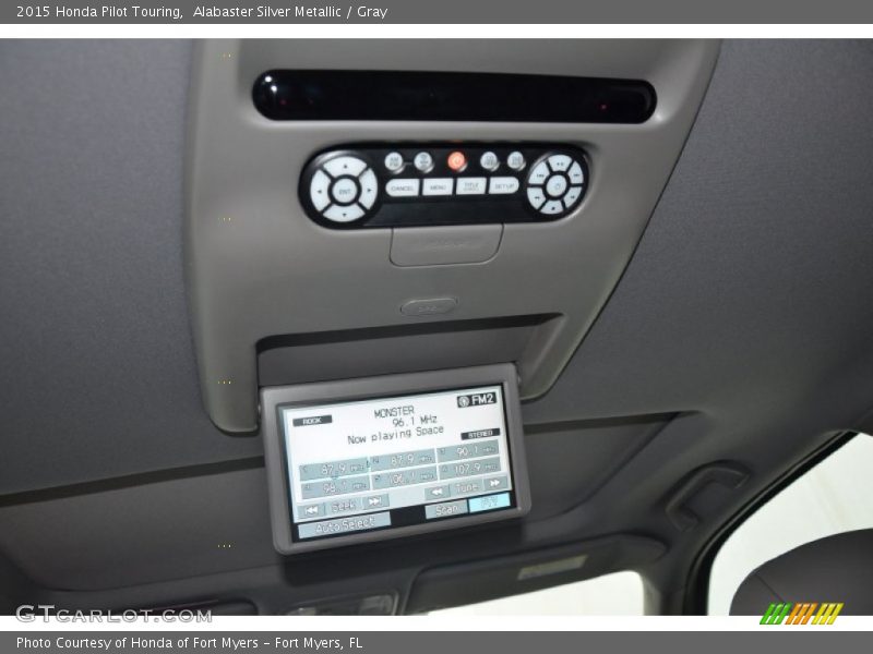Alabaster Silver Metallic / Gray 2015 Honda Pilot Touring