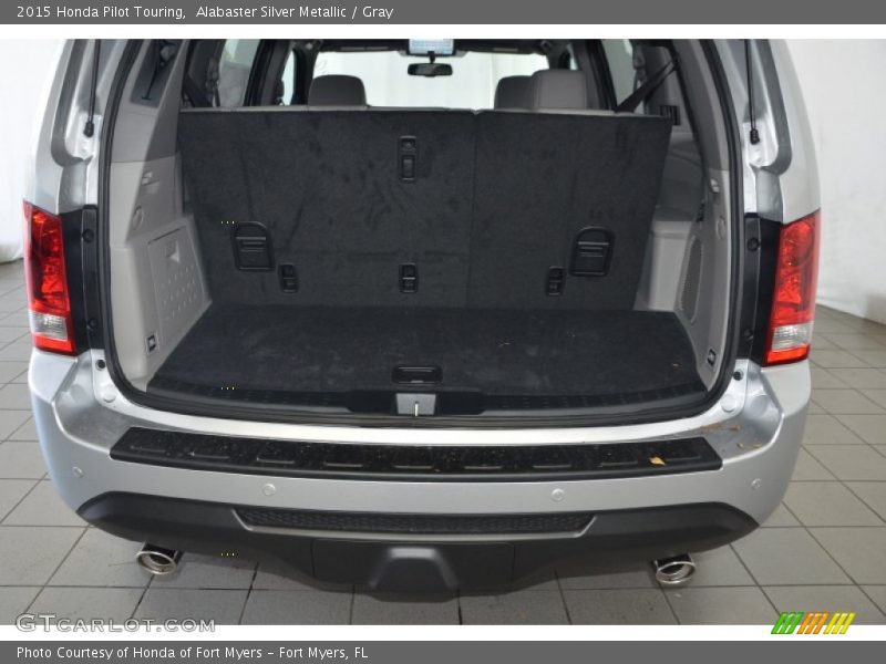 Alabaster Silver Metallic / Gray 2015 Honda Pilot Touring