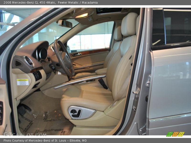 Pewter Metallic / Macadamia 2008 Mercedes-Benz GL 450 4Matic