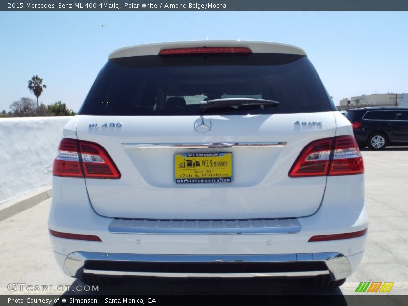 Polar White / Almond Beige/Mocha 2015 Mercedes-Benz ML 400 4Matic
