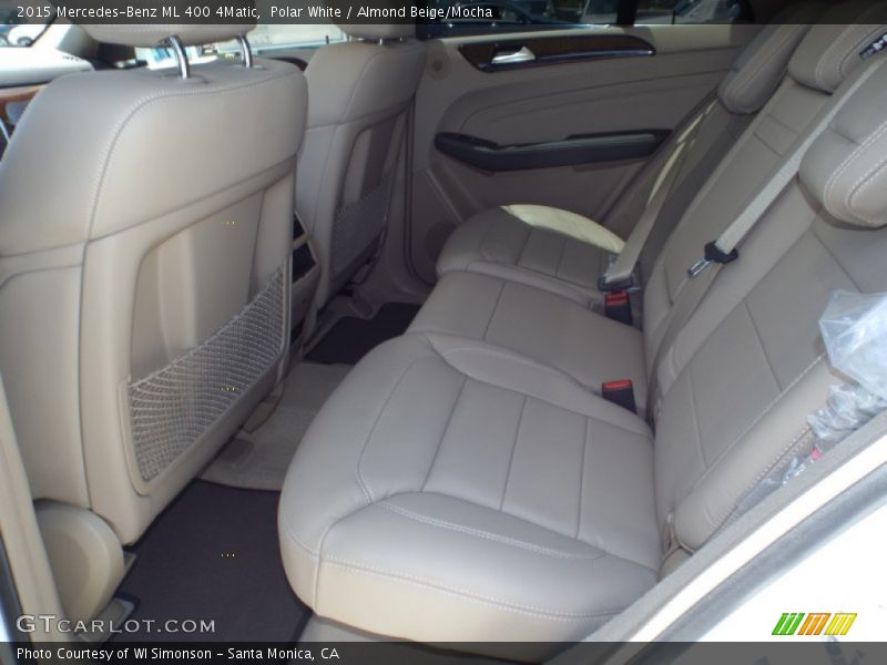 Polar White / Almond Beige/Mocha 2015 Mercedes-Benz ML 400 4Matic