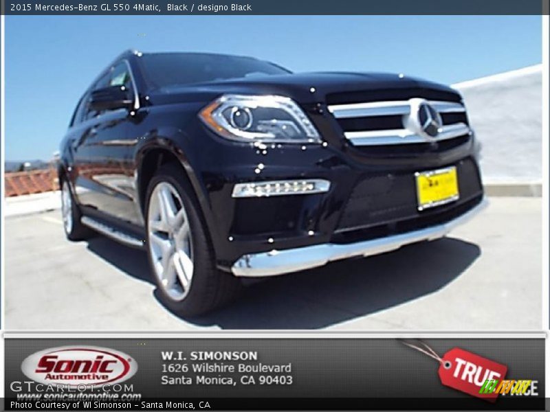 Black / designo Black 2015 Mercedes-Benz GL 550 4Matic