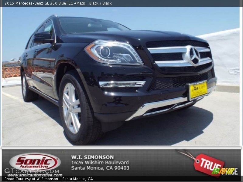 Black / Black 2015 Mercedes-Benz GL 350 BlueTEC 4Matic