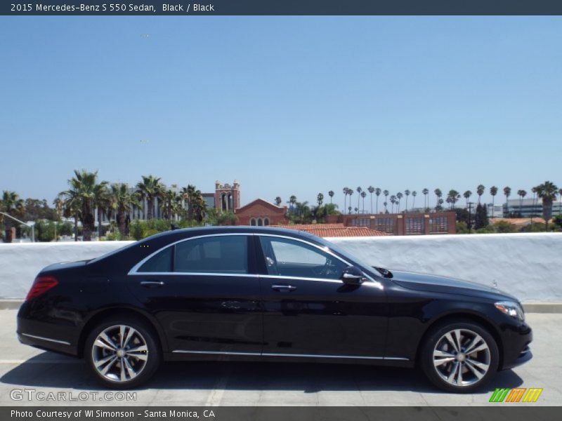 Black / Black 2015 Mercedes-Benz S 550 Sedan