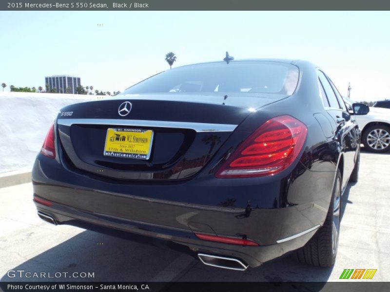 Black / Black 2015 Mercedes-Benz S 550 Sedan