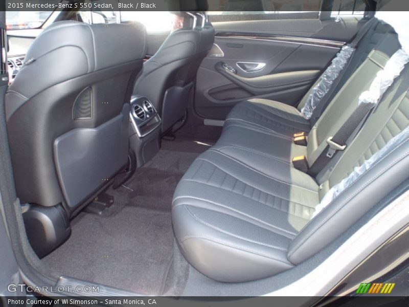 Black / Black 2015 Mercedes-Benz S 550 Sedan