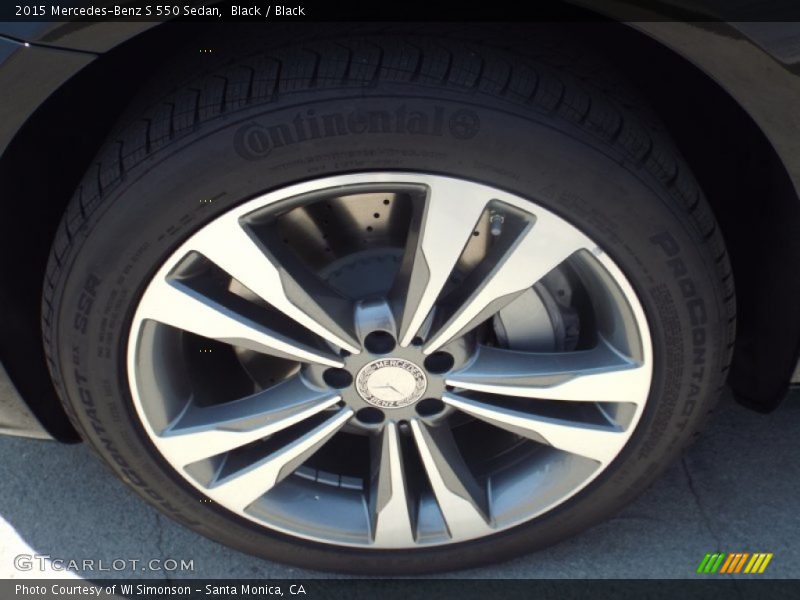 Black / Black 2015 Mercedes-Benz S 550 Sedan