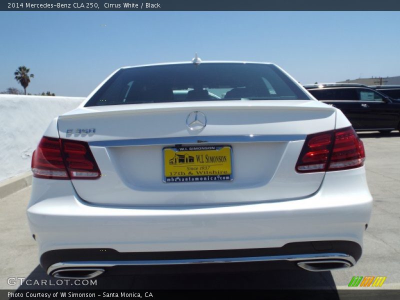 Cirrus White / Black 2014 Mercedes-Benz CLA 250