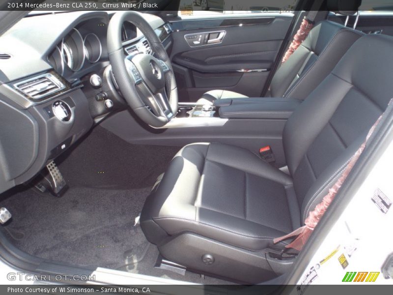 Cirrus White / Black 2014 Mercedes-Benz CLA 250