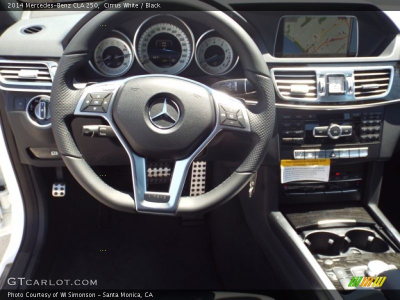 Cirrus White / Black 2014 Mercedes-Benz CLA 250