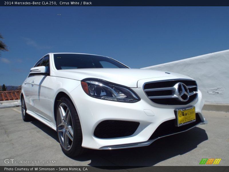 Cirrus White / Black 2014 Mercedes-Benz CLA 250