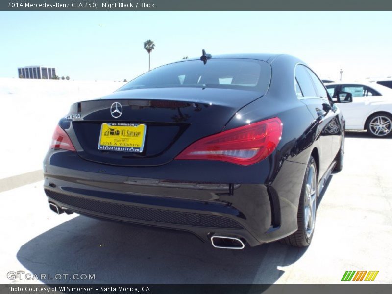 Night Black / Black 2014 Mercedes-Benz CLA 250