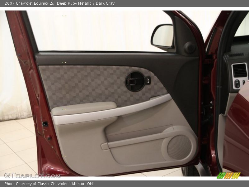 Deep Ruby Metallic / Dark Gray 2007 Chevrolet Equinox LS