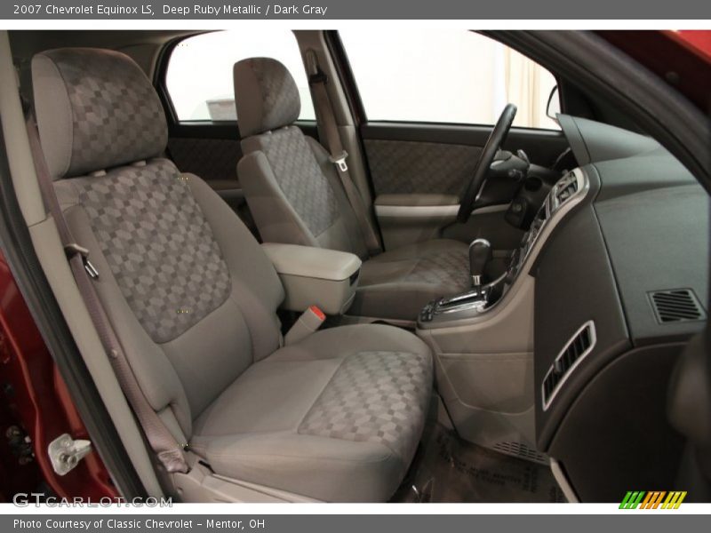 Deep Ruby Metallic / Dark Gray 2007 Chevrolet Equinox LS