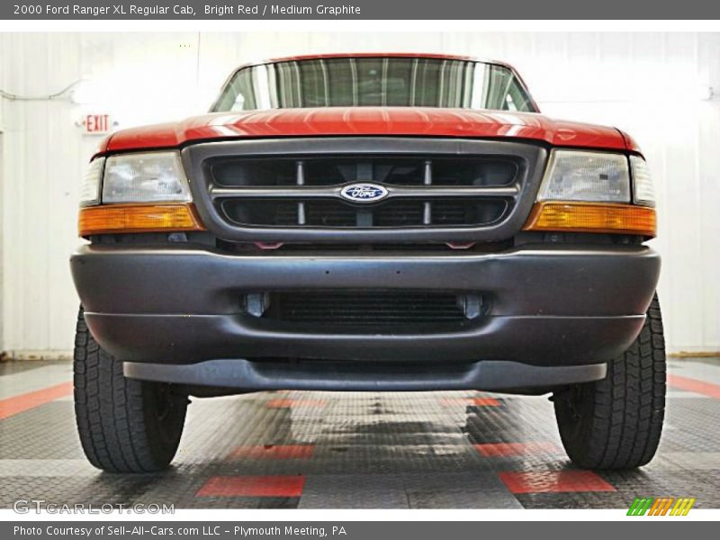 Bright Red / Medium Graphite 2000 Ford Ranger XL Regular Cab
