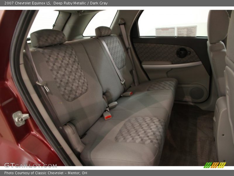 Deep Ruby Metallic / Dark Gray 2007 Chevrolet Equinox LS