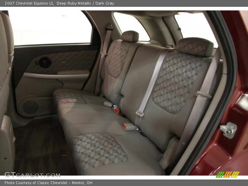 Deep Ruby Metallic / Dark Gray 2007 Chevrolet Equinox LS