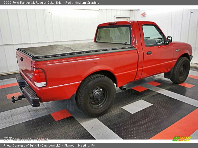 Bright Red / Medium Graphite 2000 Ford Ranger XL Regular Cab