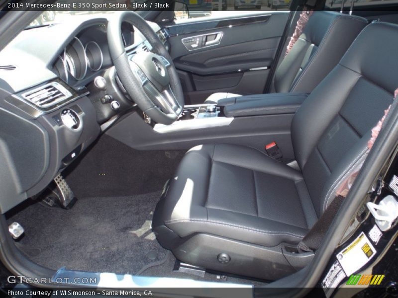 Black / Black 2014 Mercedes-Benz E 350 Sport Sedan