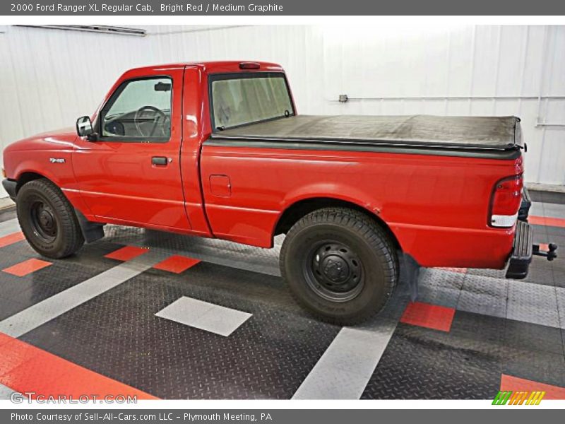 Bright Red / Medium Graphite 2000 Ford Ranger XL Regular Cab