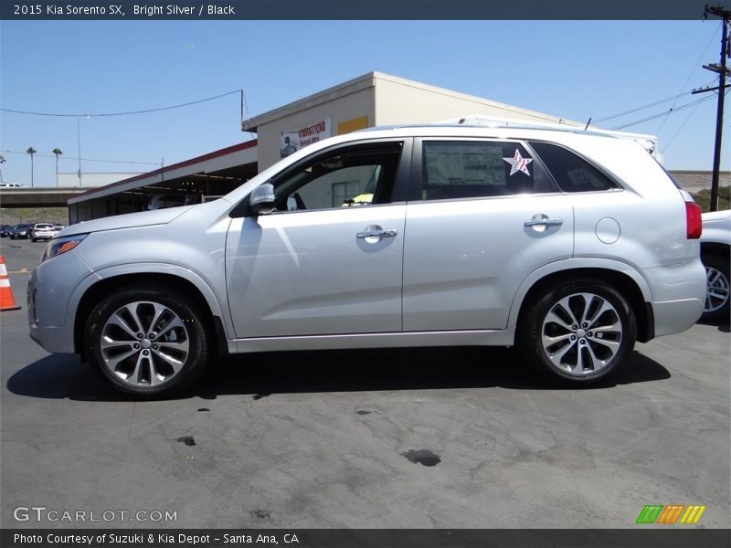 Bright Silver / Black 2015 Kia Sorento SX