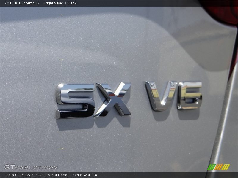 Bright Silver / Black 2015 Kia Sorento SX