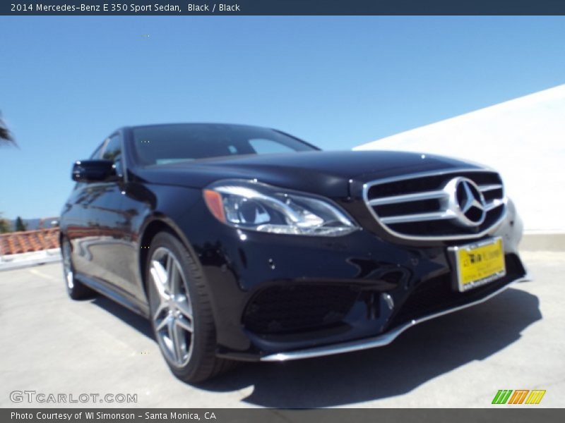 Black / Black 2014 Mercedes-Benz E 350 Sport Sedan