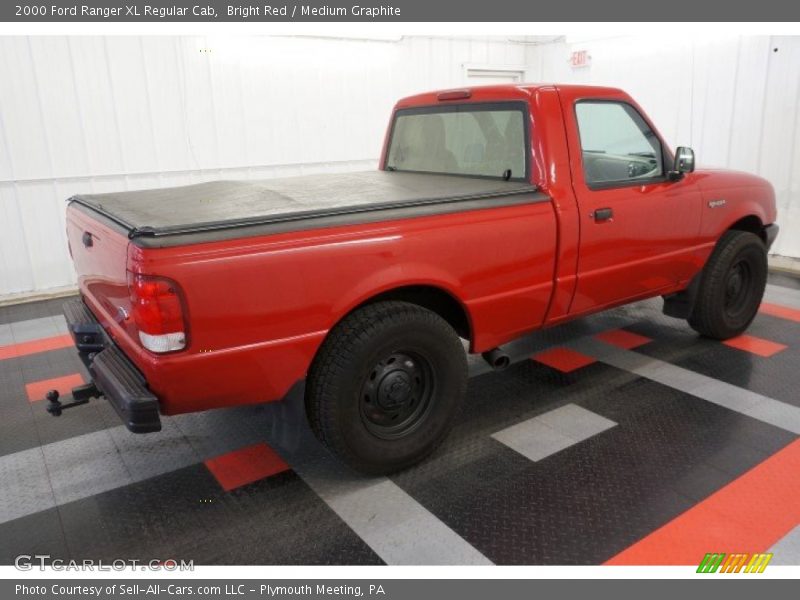 Bright Red / Medium Graphite 2000 Ford Ranger XL Regular Cab