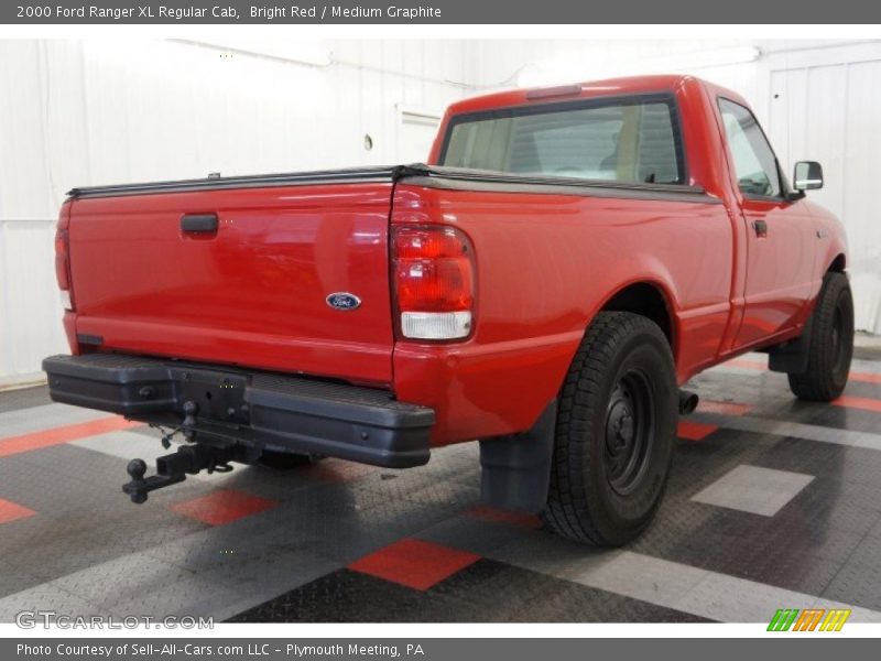 Bright Red / Medium Graphite 2000 Ford Ranger XL Regular Cab