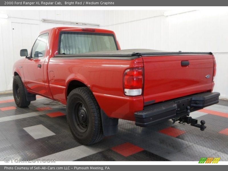 Bright Red / Medium Graphite 2000 Ford Ranger XL Regular Cab