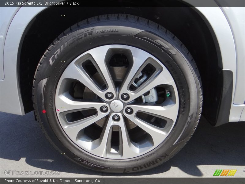 Bright Silver / Black 2015 Kia Sorento SX