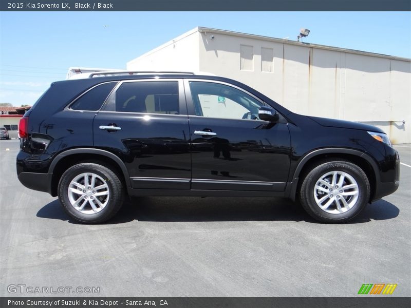 Black / Black 2015 Kia Sorento LX