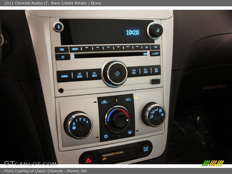 Black Granite Metallic / Ebony 2011 Chevrolet Malibu LT