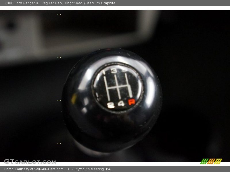 Bright Red / Medium Graphite 2000 Ford Ranger XL Regular Cab