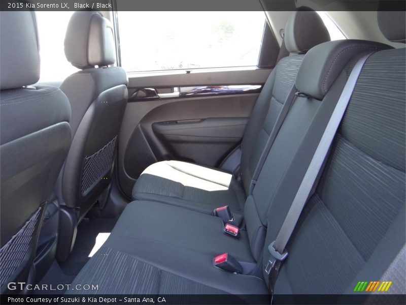 Black / Black 2015 Kia Sorento LX