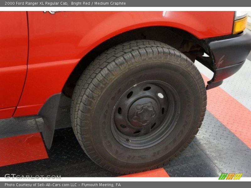 Bright Red / Medium Graphite 2000 Ford Ranger XL Regular Cab