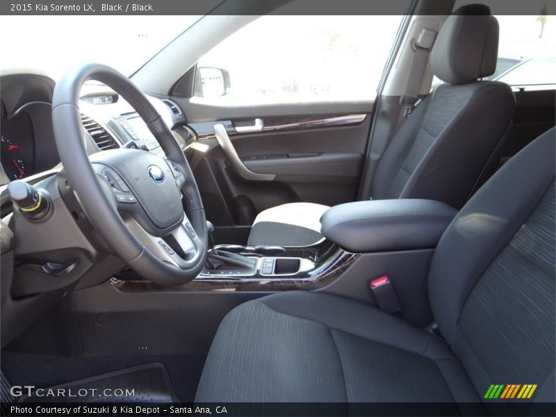 Black / Black 2015 Kia Sorento LX