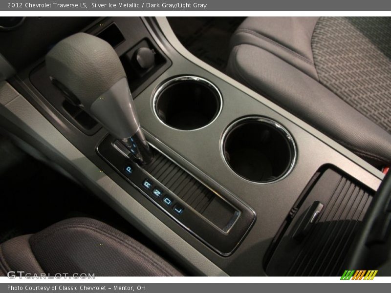Silver Ice Metallic / Dark Gray/Light Gray 2012 Chevrolet Traverse LS