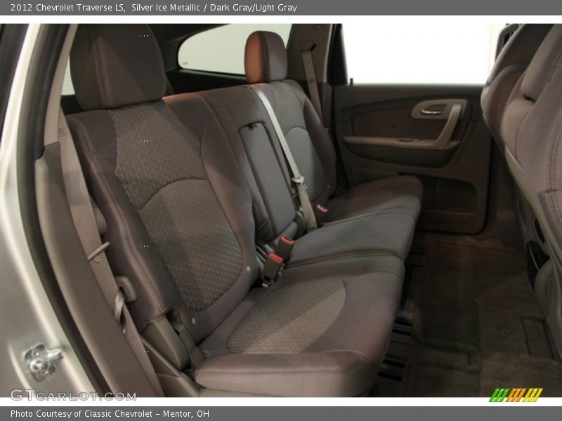 Silver Ice Metallic / Dark Gray/Light Gray 2012 Chevrolet Traverse LS