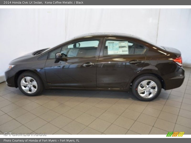  2014 Civic LX Sedan Kona Coffee Metallic