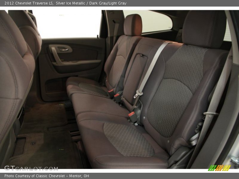 Silver Ice Metallic / Dark Gray/Light Gray 2012 Chevrolet Traverse LS