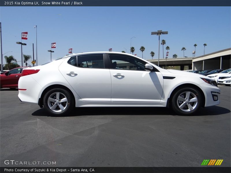 Snow White Pearl / Black 2015 Kia Optima LX