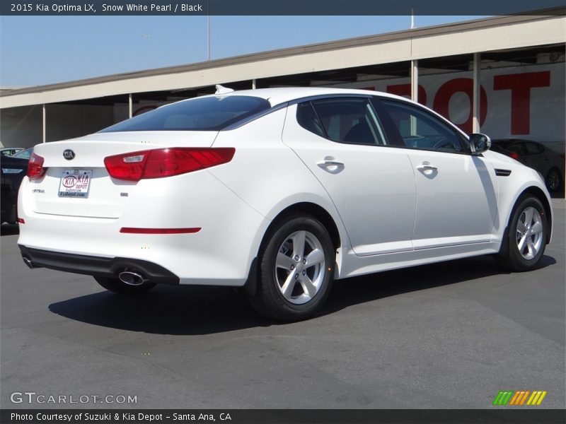 Snow White Pearl / Black 2015 Kia Optima LX