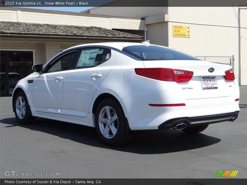 Snow White Pearl / Black 2015 Kia Optima LX