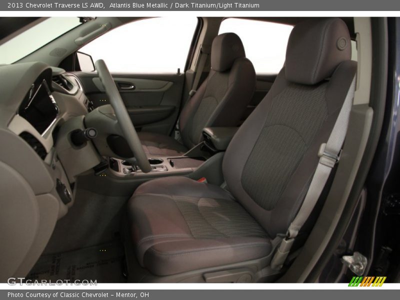 Atlantis Blue Metallic / Dark Titanium/Light Titanium 2013 Chevrolet Traverse LS AWD