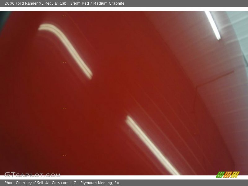 Bright Red / Medium Graphite 2000 Ford Ranger XL Regular Cab