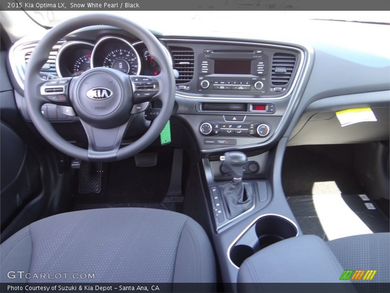 Snow White Pearl / Black 2015 Kia Optima LX